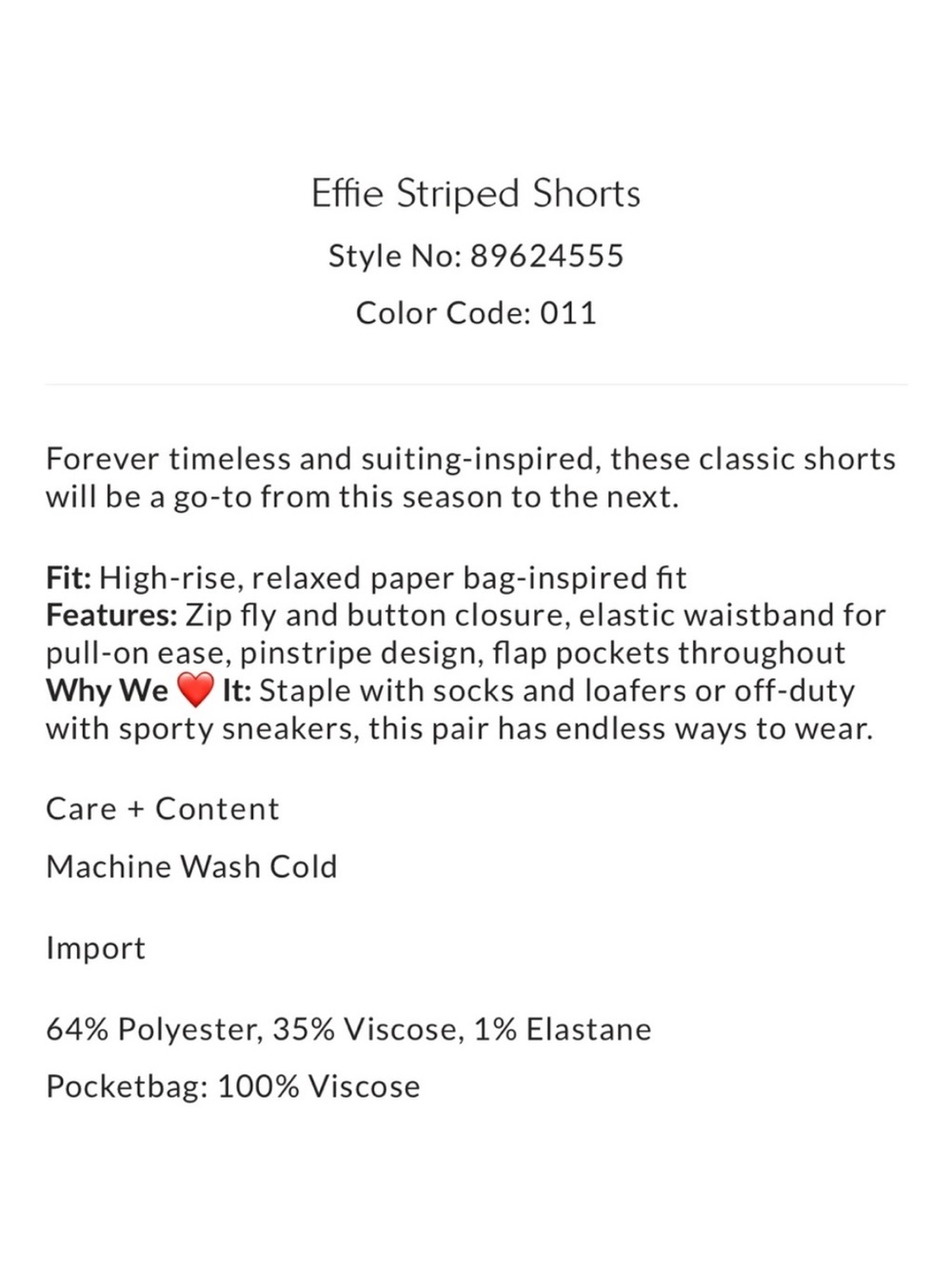 NWT Free People Effie Striped Shorts Cream & Brown Size S - Picture 10 of 10